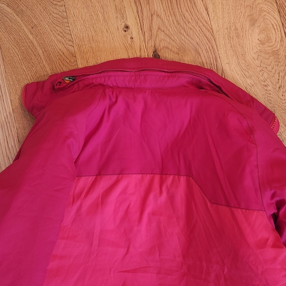 Boys L. L. Bean Snow Coat Red Orange sz 6/7 Winter Fall Rain Jacket Windbreaker - Picture 10 of 11